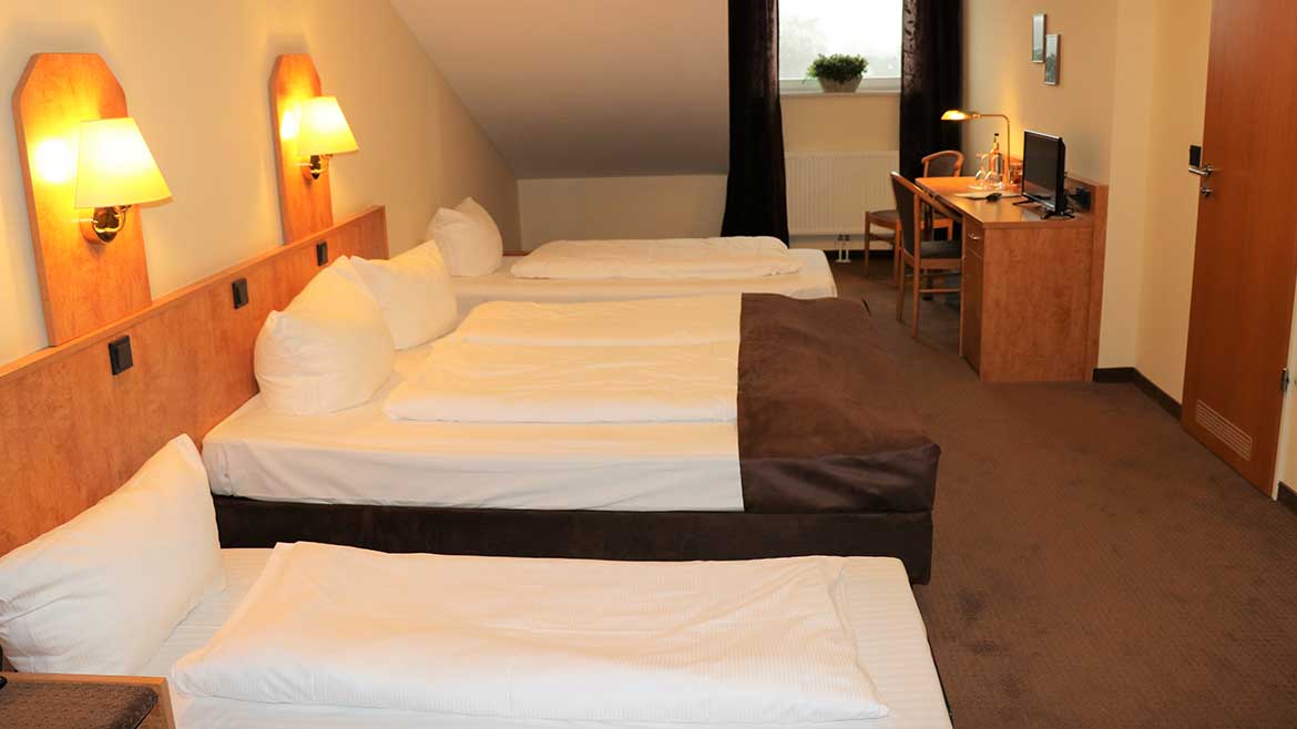 Vierbettzimmer Hotel Frederikspark Norderstedt